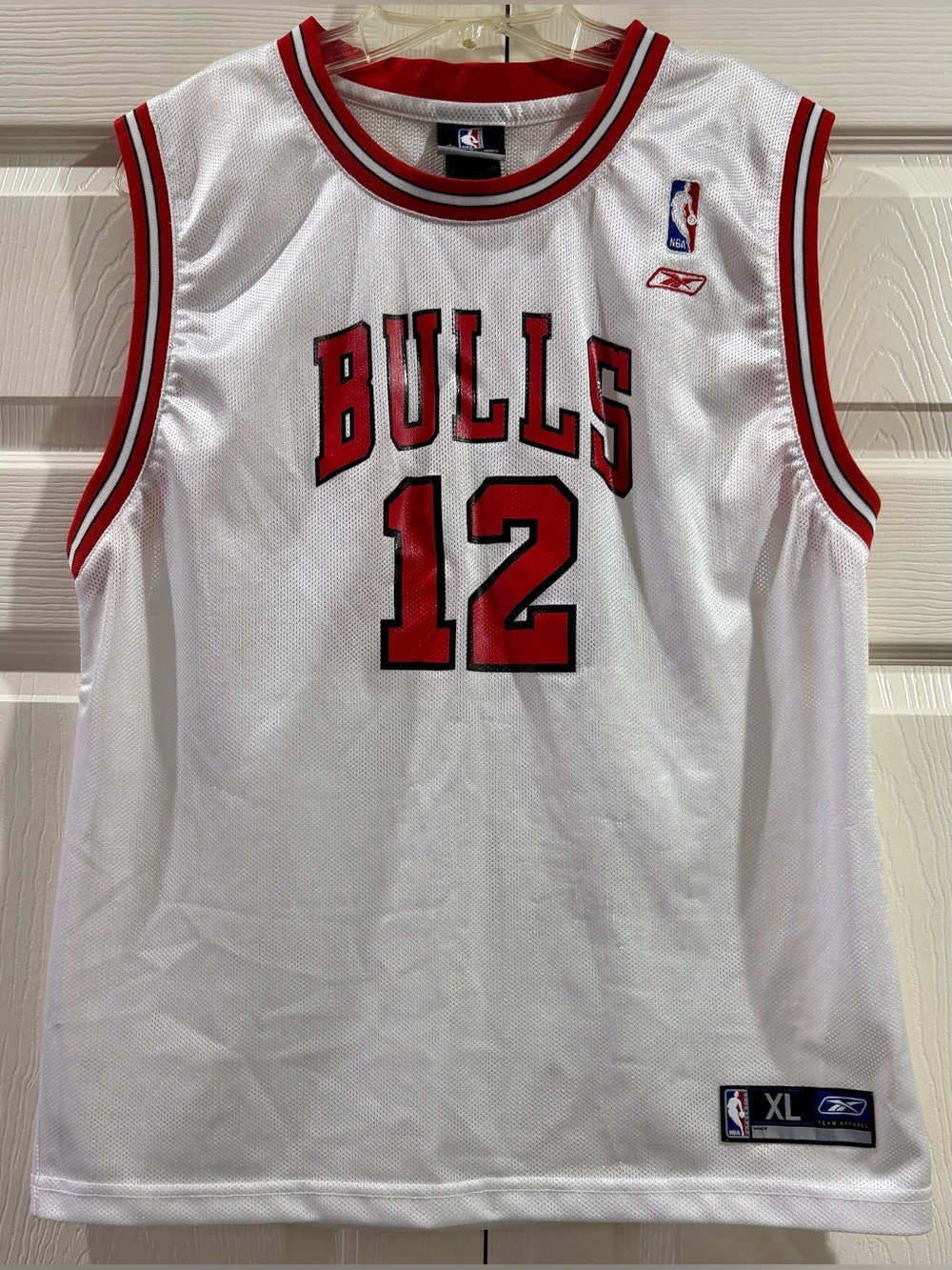 Vintage Kirk Hinrich Chicago Bulls Jersey  Boys Size XL White NBA